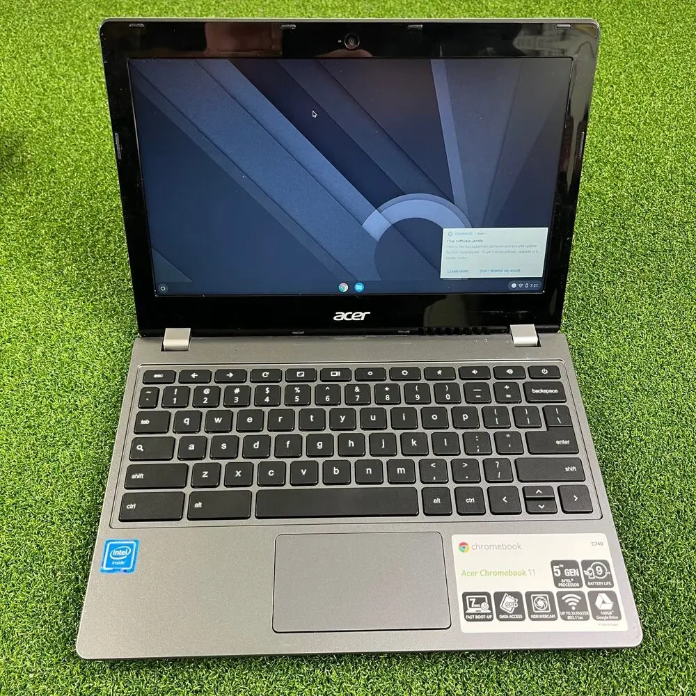 Acer Chromebook 11 (C740 model) Black with Charger Tested Working